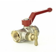BVR-D Кран шаровый G1/2 со спуском вентилем Danfoss