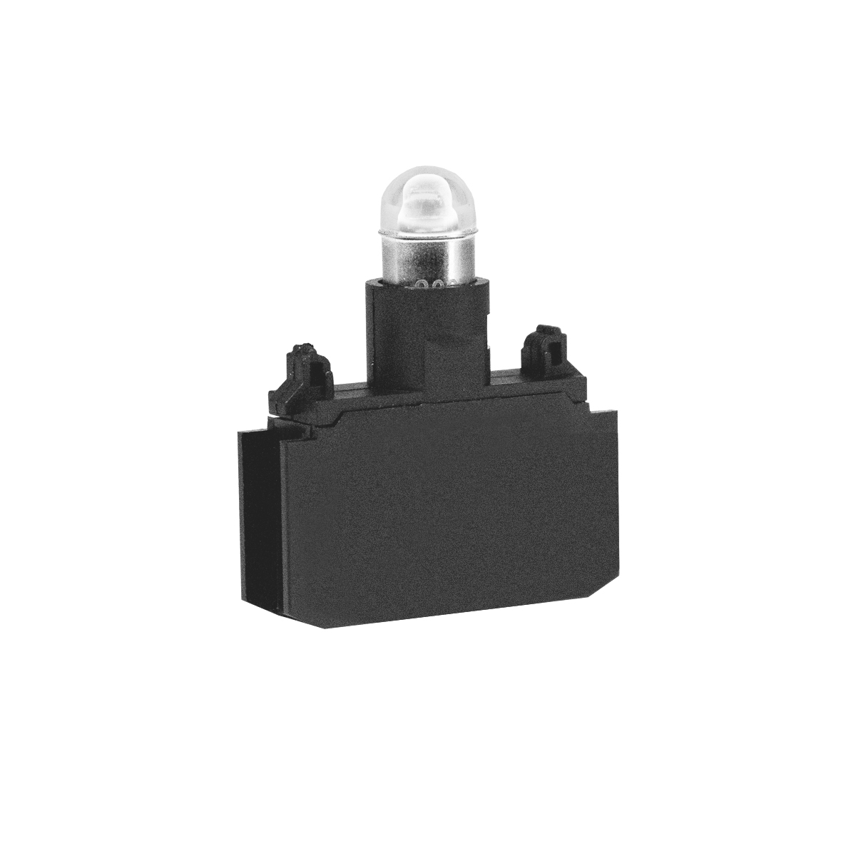 Блок-контакт подсв. для кнопок и переключателей, 220 V AC/DC, бел