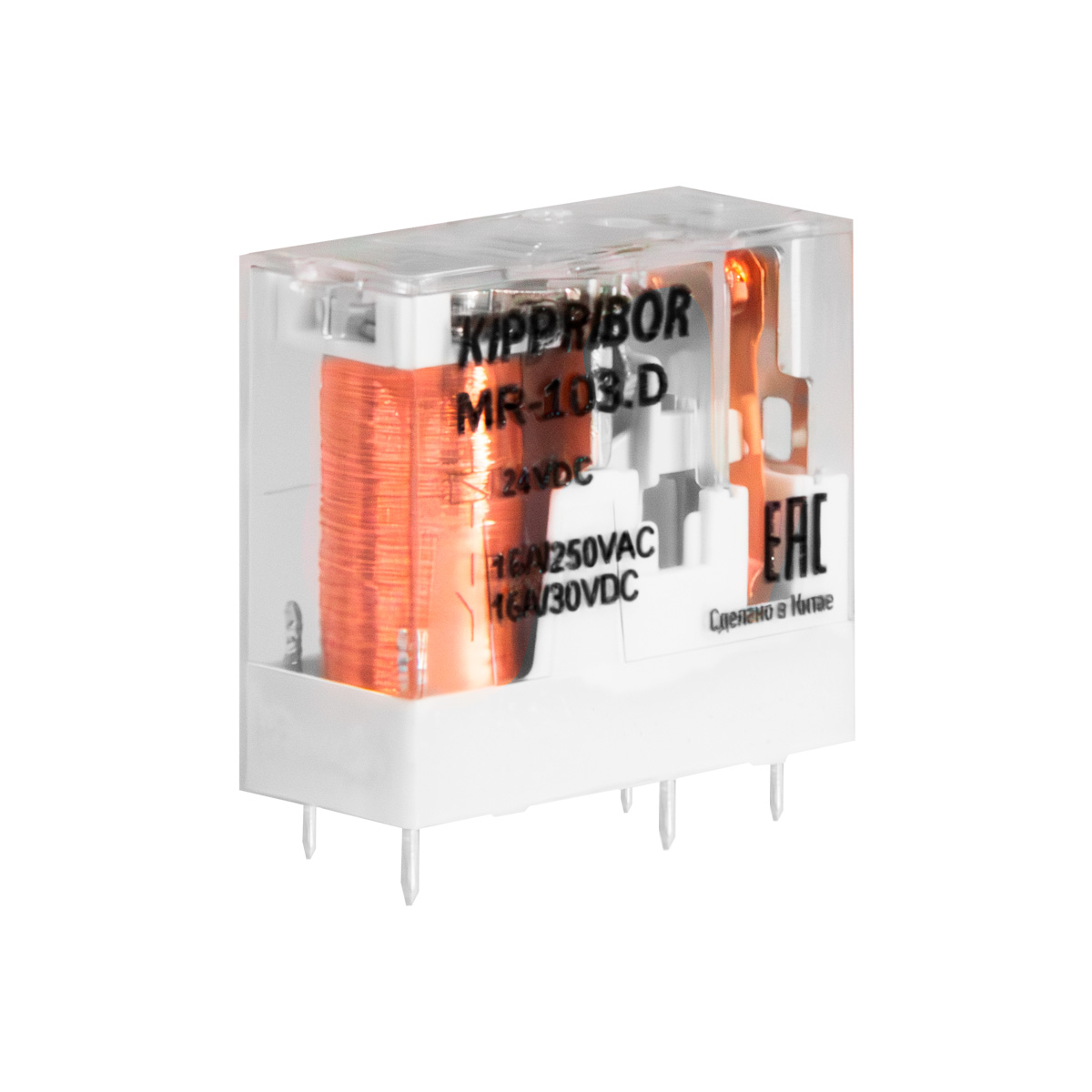 реле промежуточное MR, 16A, 24VDC