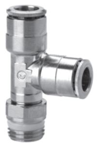 S6440 8-1/8 фитинг цанга тройник, D=8: G1/8