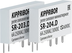 Промежуточное реле SR, 6A, 24VDC